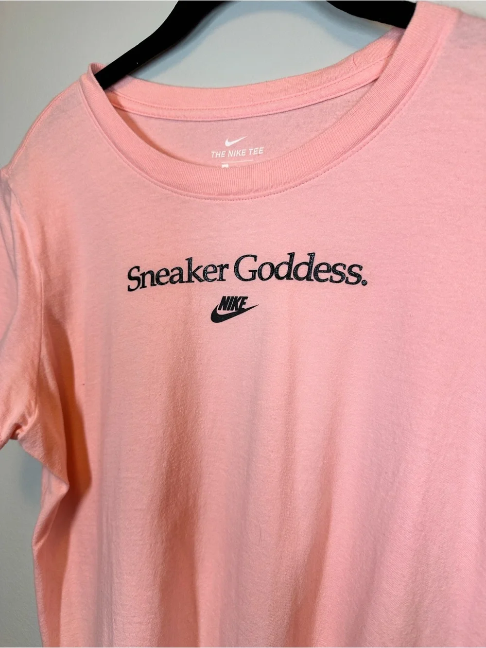 Nike Pink 'Sneaker Goddess' Graphic Tee